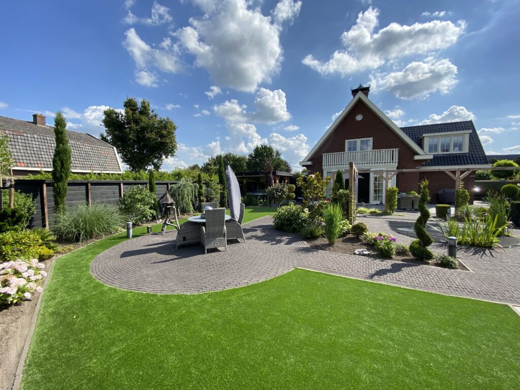 kunstgras achtertuin