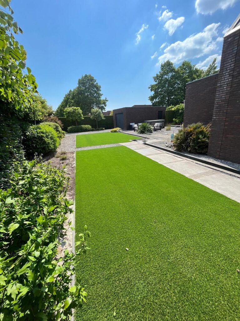 Kunstgras bij een goede groenvoorziening